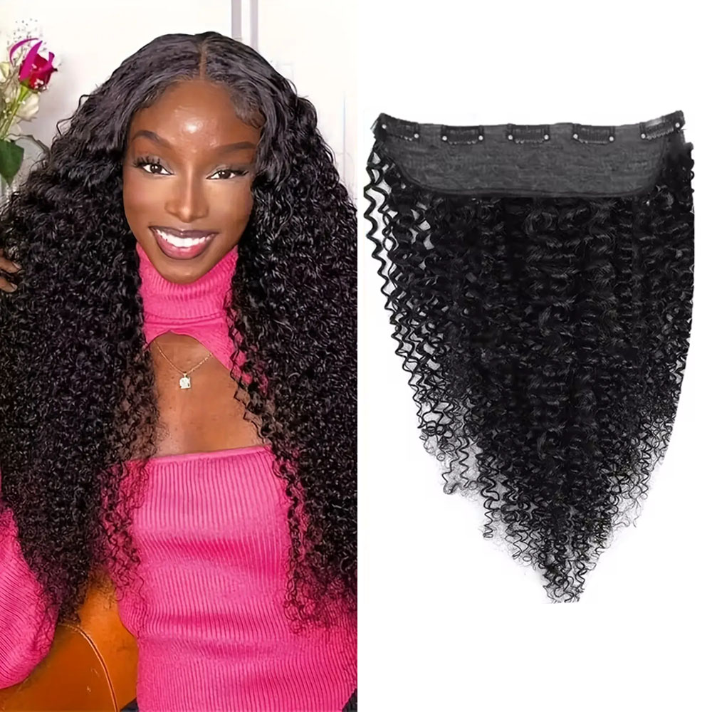 Seamless Clip In Hair Extensions Human Hair - 1 ชิ้นคลิปใน One Piece Hair Extension