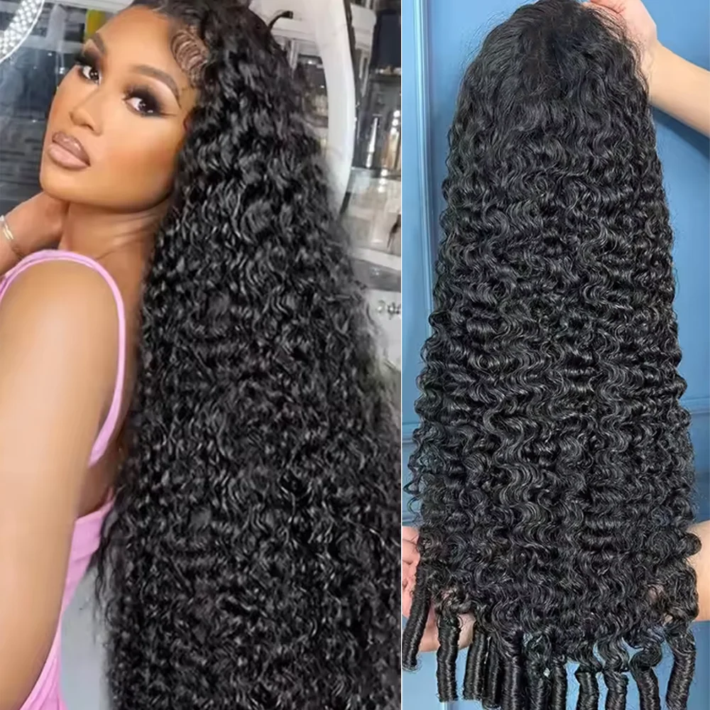 Human Hair Wigs - วิกผมลูกไม้เต็มศีรษะแบบโปร่งใส HD ความหนาแน่น 200 ขนาด 13x4