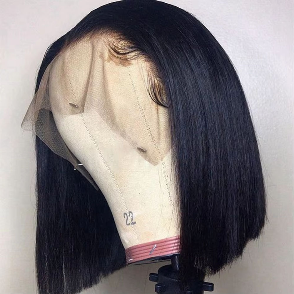 Pre Parted 13X4 Lace Front Bob Wig - วิกผมแท้แบบตัดสำเร็จ ไม่ต้องใช้กาว ขนาด 13x4 ทรงบ็อบ ผมเรมี่บราซิล
