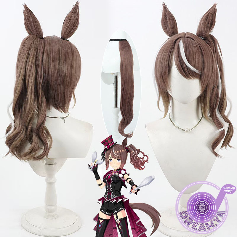 Synthetic Wigs - ไฮคีย์ ฮัลโลว์ คอสเพลย์วิกผม อума มุสูเมะ พริตตี้