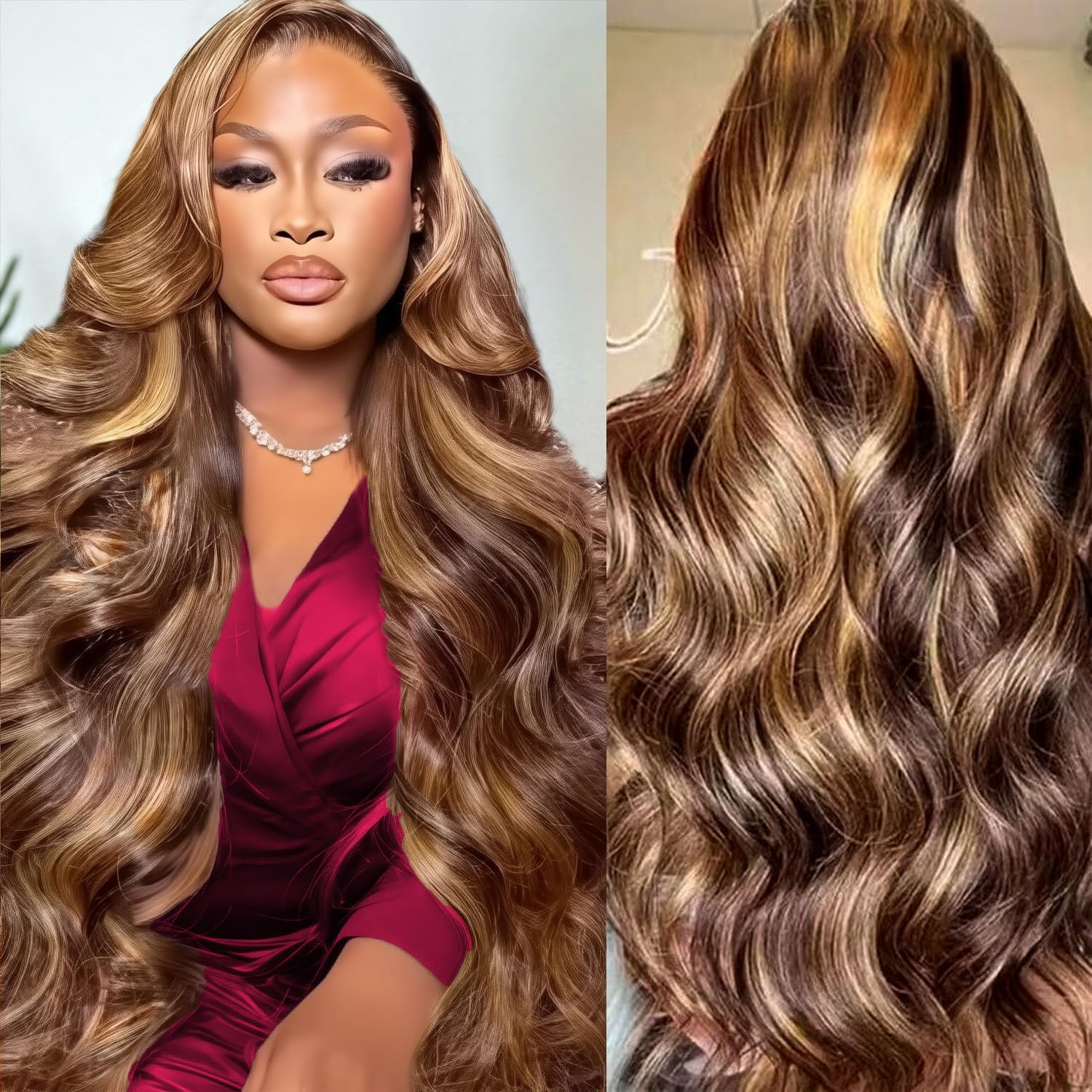 วิกผมลูกไม้ด้านหน้าแบบ Body Wa - Lace Front Wigs บทวิจารณ์และราคา