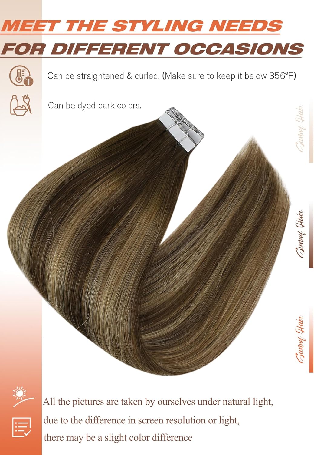 เวซันนี่ เรมี เทป อิน แฮร์ เอ็ - Invisible Tape In Extensions Real Hair บทวิจารณ์และราคา