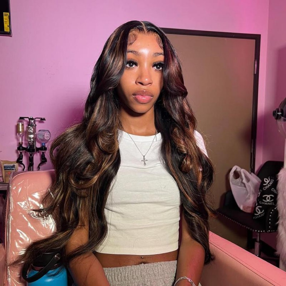 วิกผมแท้แบบลอนคลื่น P1B30 High - Hd Lace Frontal Wig Human Hair Pre Plucked บทวิจารณ์และราคา