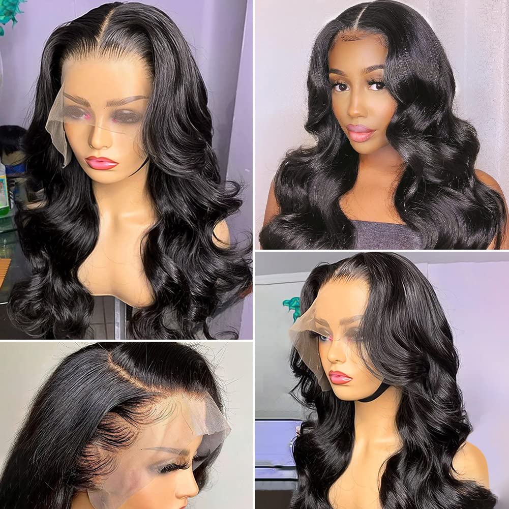 วิกผมลูกไม้ด้านหน้าแบบโปร่งใส  - Hd Lace Frontal Wig Human Hair Pre Plucked บทวิจารณ์และราคา