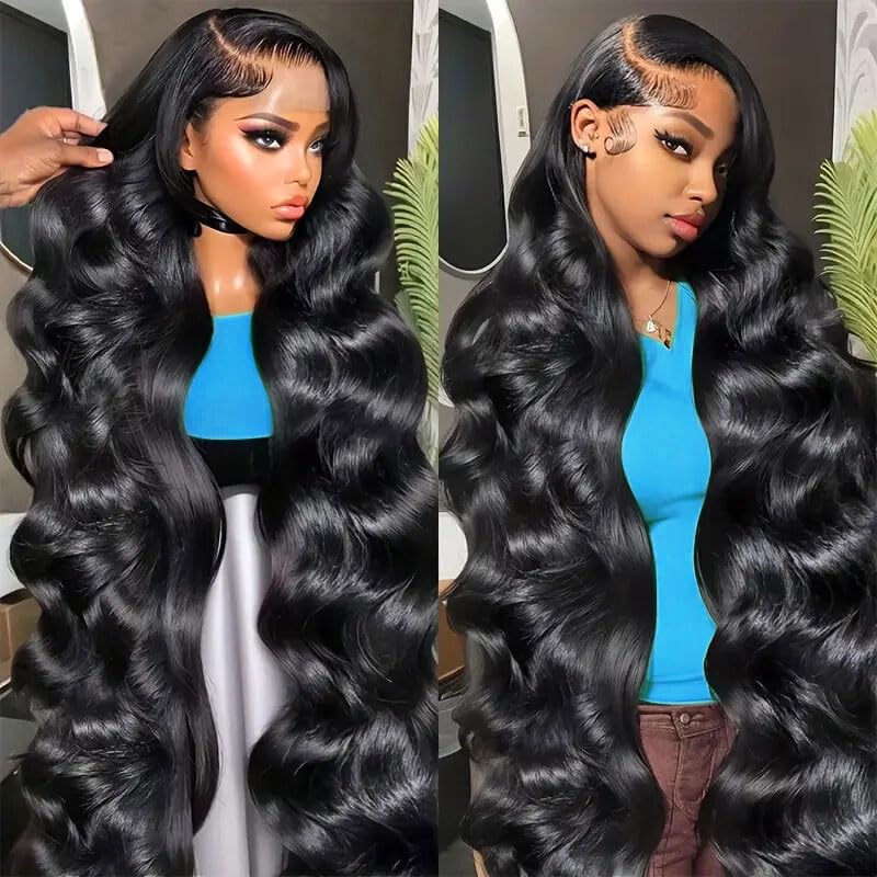 วิกผมลูกไม้ด้านหน้าแบบโปร่งใส  - Hd Lace Frontal Wig Human Hair Pre Plucked บทวิจารณ์และราคา