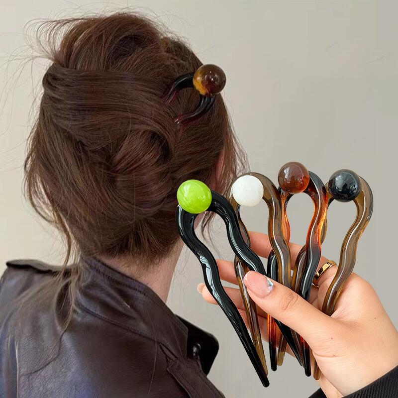 กิ๊บติดผมรูปตัว U สีแฟชั่นประด - Hair Bundles บทวิจารณ์และราคา