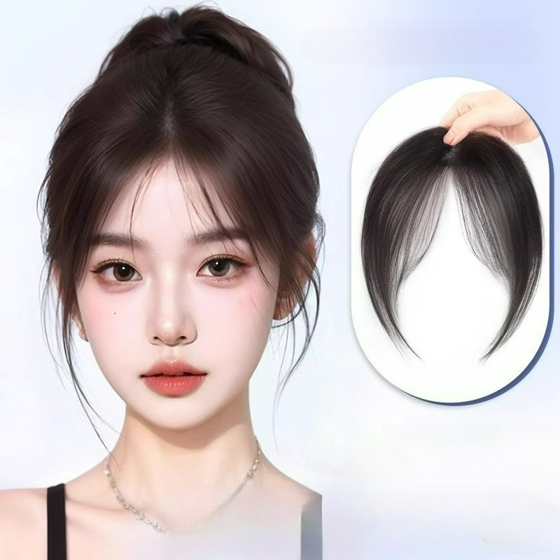 แฮร์พีซหน้าม้าแบบหนีบเส้นผมแท้ - Invisible Tape In Extensions Real Hair บทวิจารณ์และราคา