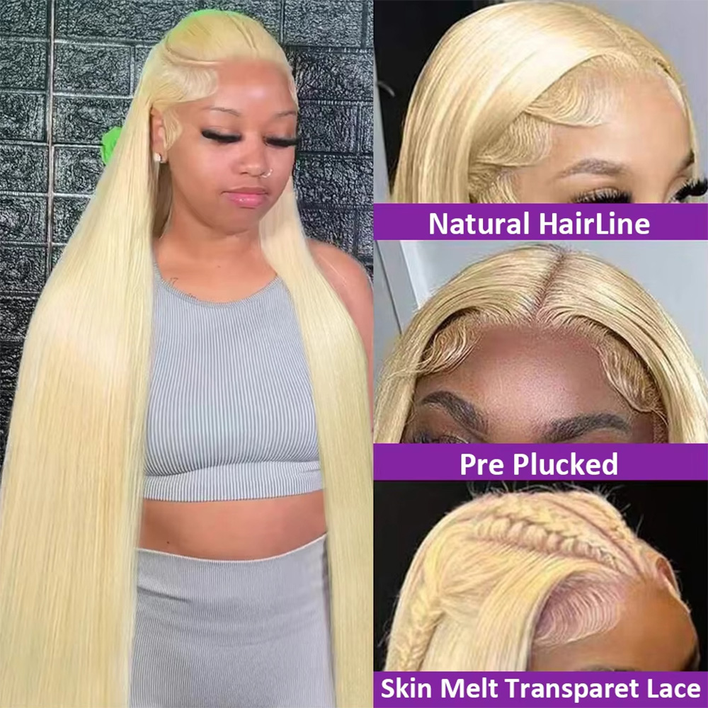 วิกผมหน้าผากลูกไม้โปร่งใส 13x6 - Hd Lace Frontal Wig Human Hair Pre Plucked บทวิจารณ์และราคา