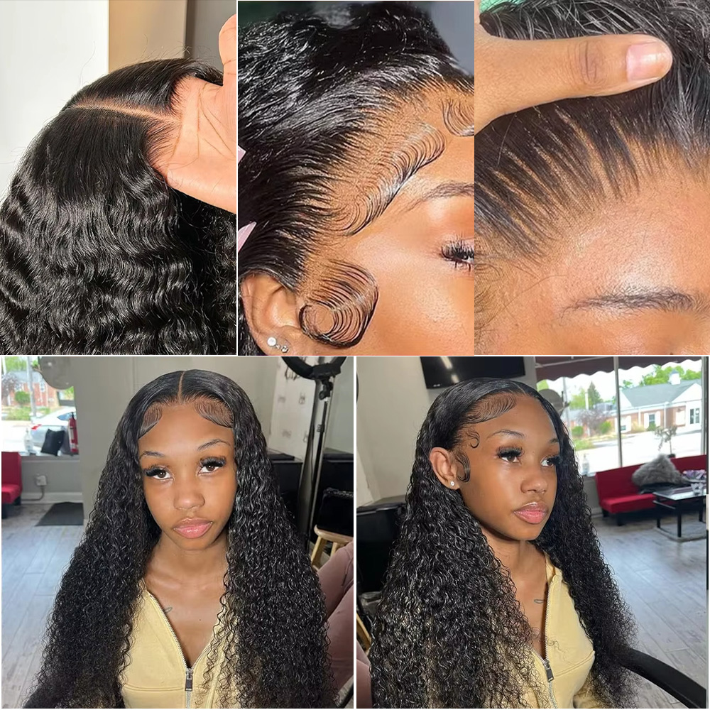 วิกผมลูกไม้เต็มศีรษะ 28 46 นิ้ - Hd Lace Frontal Wig Human Hair Pre Plucked บทวิจารณ์และราคา