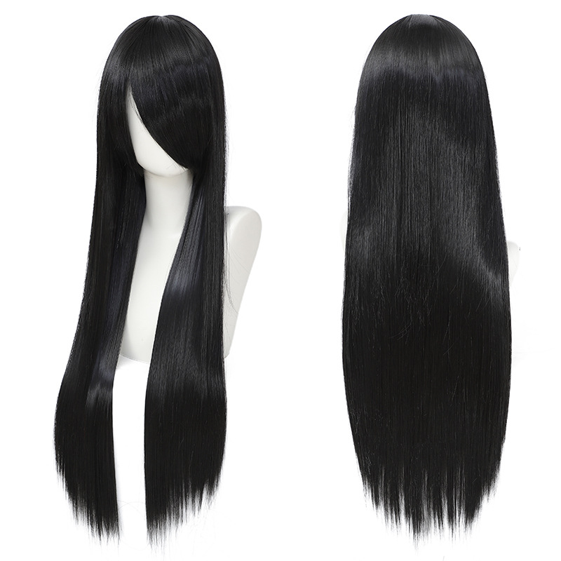 สีสันสดใสผมยาวตรงสังเคราะห์สีข - Synthetic Braided Wigs For Black Women บทวิจารณ์และราคา